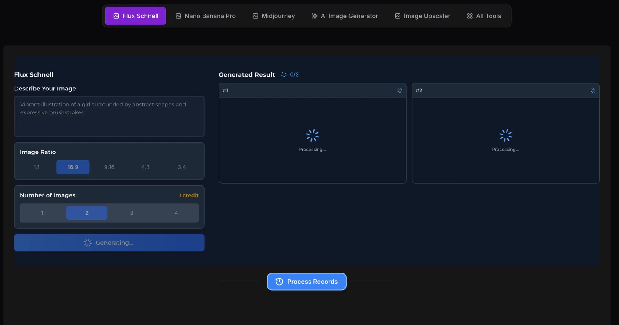 Select Various Parameters