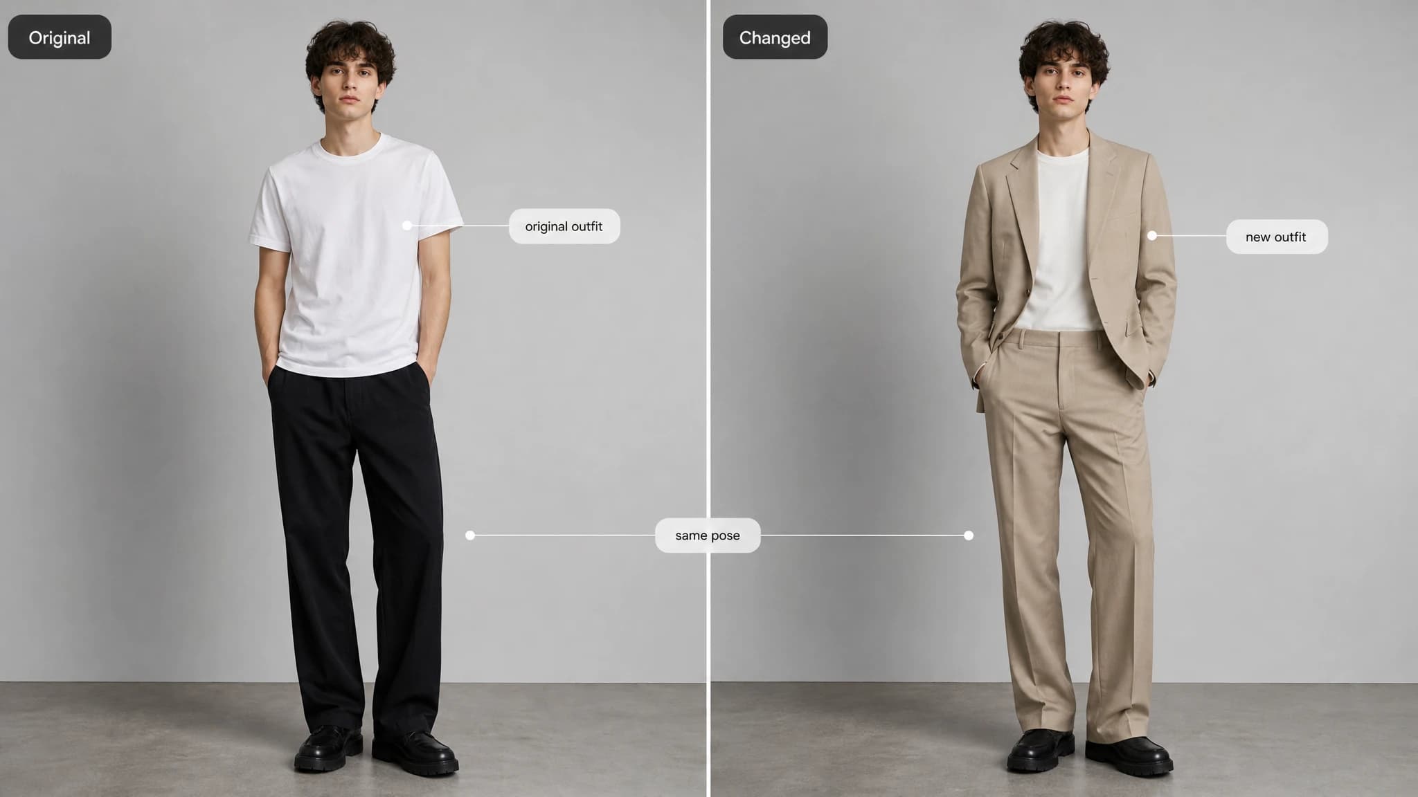 Clothes changer example 1