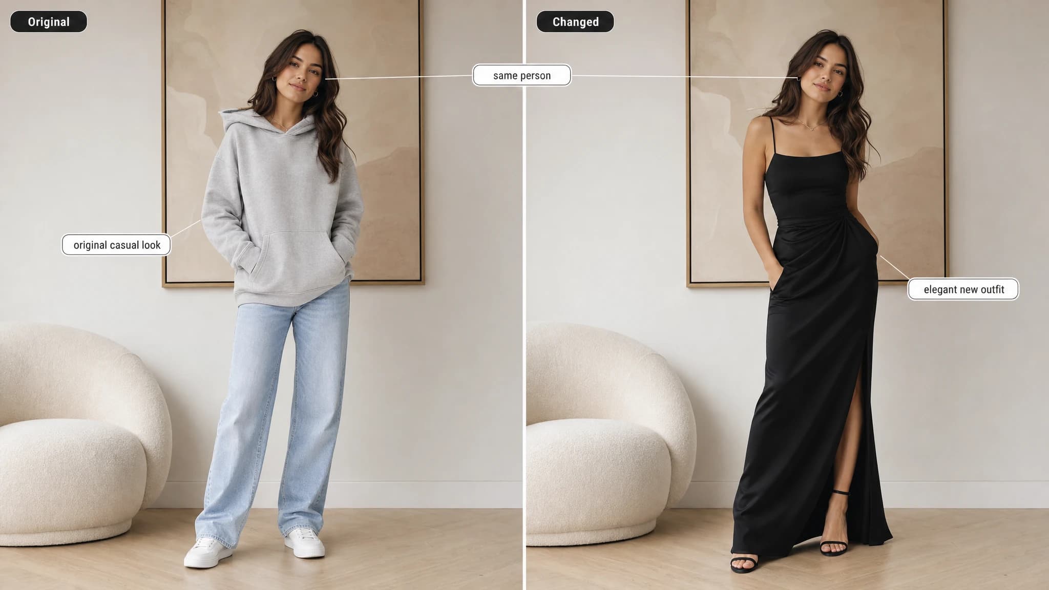 Clothes changer example 2