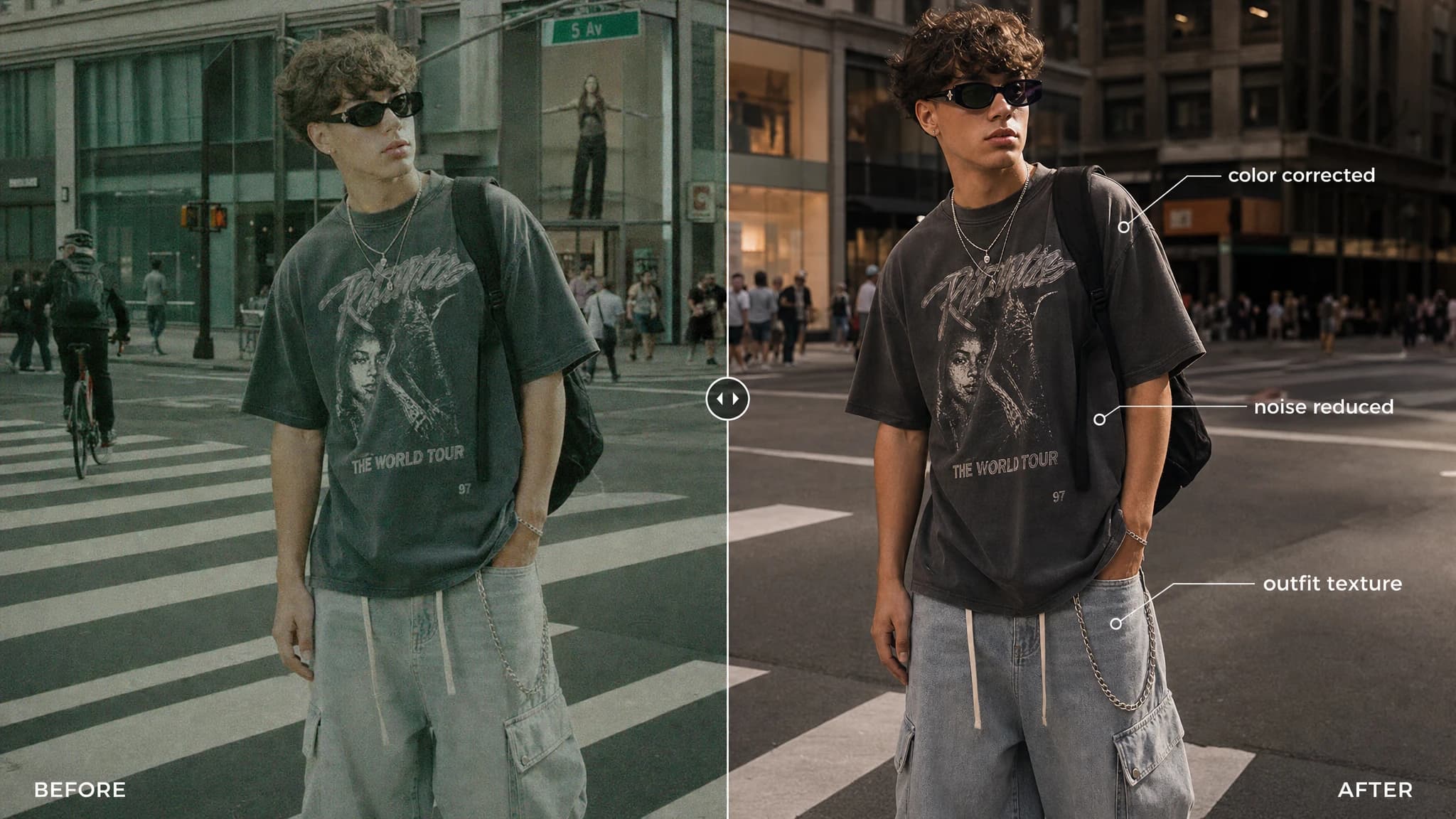 Fix damaged details and keep the image looking natural. preview