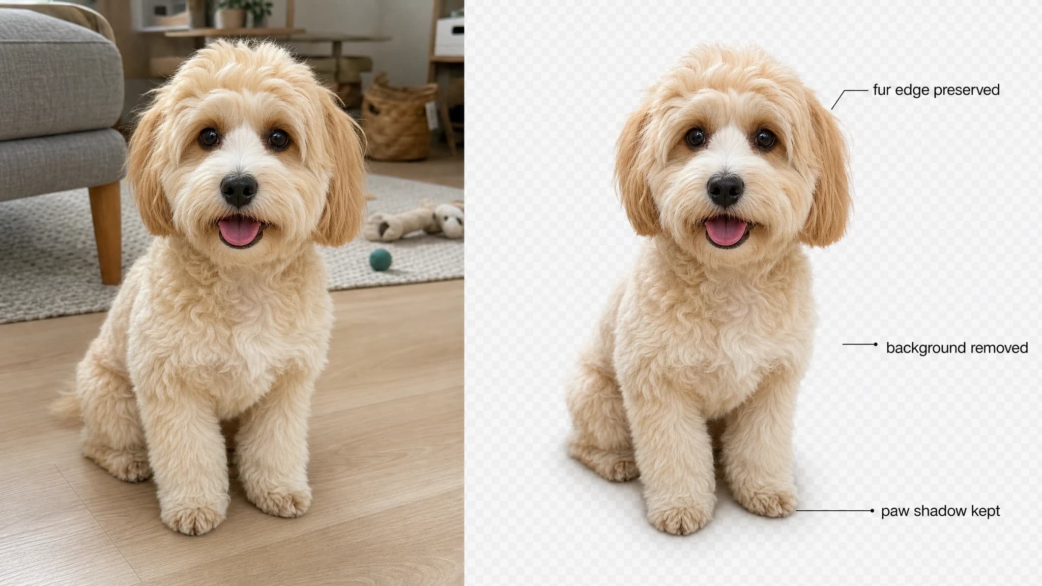 Background remover example 3