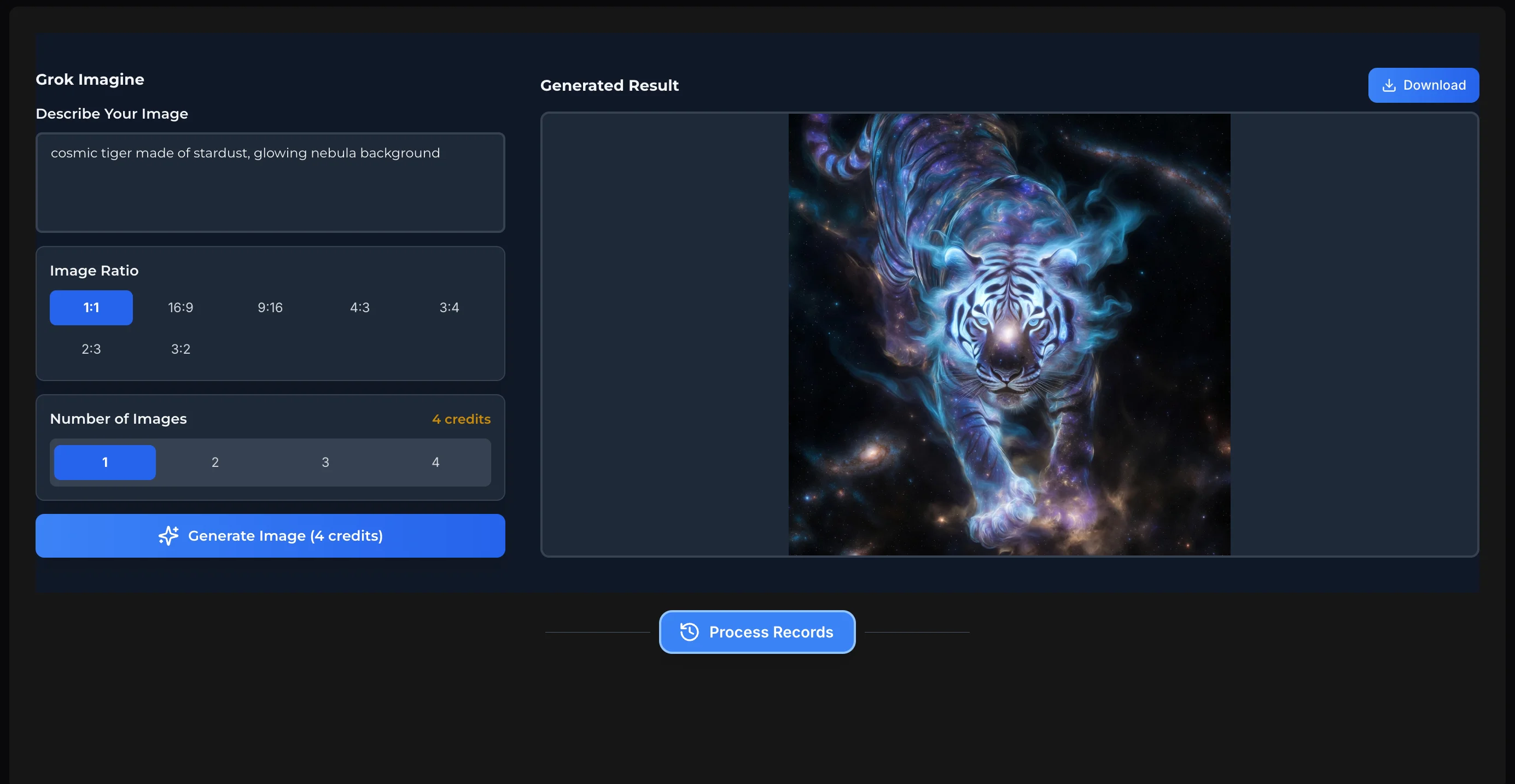 Générez et téléchargez les résultats